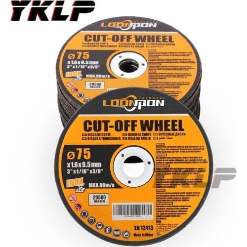 5-50PC 75mm Resin Cutting Disc Grinding Metal Wheel Cut Off Blade for Angle Grinder Metal & Stainless Cutting