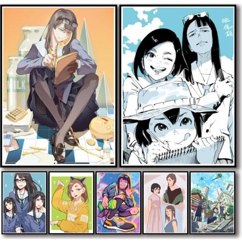 50 Designs Anime Eizouken Ni Wa Te Wo Dasu Na! Whitepaper Poster Artwork Fancy Wall Sticker for Coffee House Bar