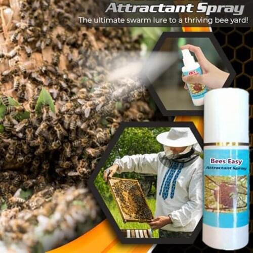 60ml Bee Easy Attractant Spray Swarm Lure Portable for Farms Carpenter Beehive SDF-SHIP