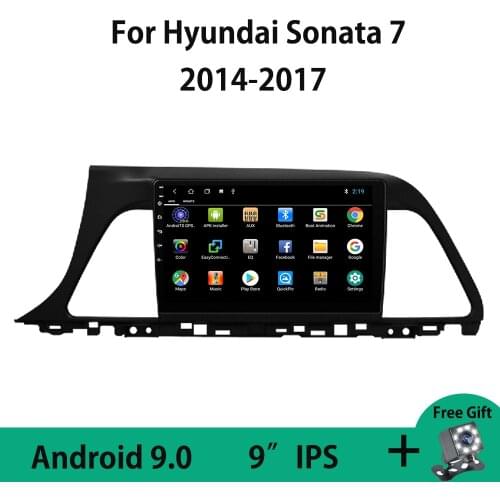 Android 10.0 For Hyundai Sonata 7 LF 2014 2015 2016 2017 Car Radio GPS Navigation Multimedia Player Stereo RDS Carplay DSP WIFI