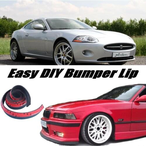 Bumper Lip Deflector Lips For Jaguar XK / XKR / XK8 Front Spoiler Skirt For To Car Tuning / Body Kit / Strip