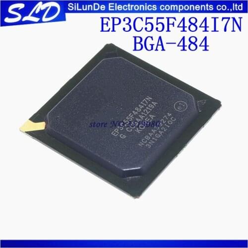 Free Shipping 2pcs/lot EP3C55F484I7N EP3C55F484I7 EP3C55F484 BGA-484 new and Original in stock