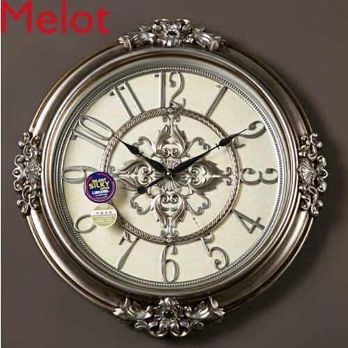Clock Clock Fashion Clock Living Room Retro Wall Clock So Easy So Beauty Wall Luxury Home Large Wall Clock