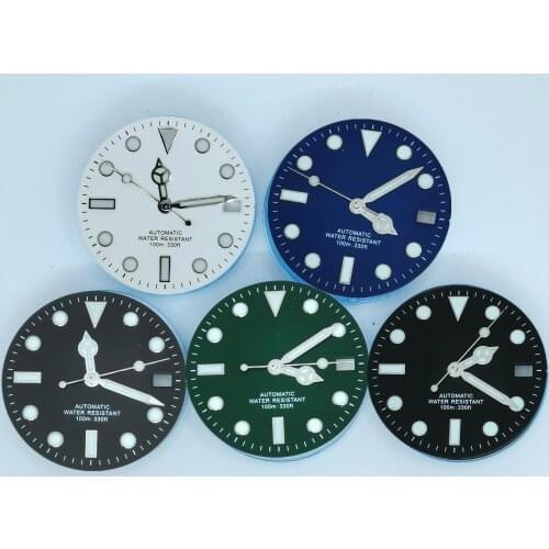 Watch Accessories 28.5MM Dial Add Hands Luminous Fit NH35 Automatic Mechanical Movement