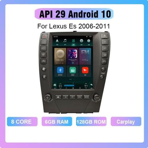 COHO For LEXUS ES 2006-2011 Android 10.0 Octa Core 6+128G Gps Autoradio Car Multimedia Player Cooling fan
