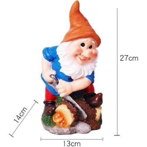 HOME GARDEN DECOR GNOME STATUE ORNAMENTS DECORATIONS GNOME FIGURINE