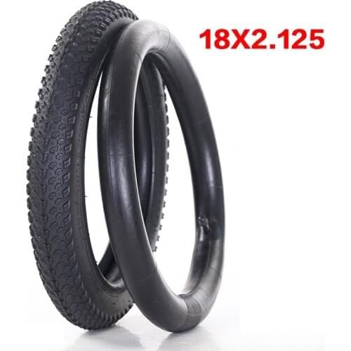 18 Inch Childrens Bicycle Tire Tube Thickened Rubber 1.75 2.125 2.40 BMX Kids' Bike Bassinet Accessories
