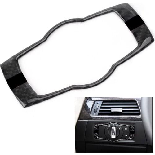 For BMW E90 3 Series Headlight Switch Button Frame Decoration Cover Trim 2005 2006 2007 2008 2009 2010 2011 2012