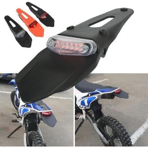 For KAWASAKI KLX450R KLX 450R KLX125 D-TRACKER KDX125SR KDX125SR KDX250SR KDX250R Dirt Bike Rear Fender LED Stop Rear Tail Light