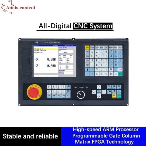 The Best Price Two-Axis Three-Axis CNC Lathe System Package Retrofit 990TDB Servo Motor Driver Package English Software Panel