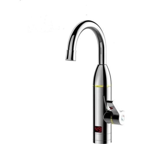 Electric kitchen instant heating faucet heater hot cold dual-use Tankless water quickly heating tap shower with LED display