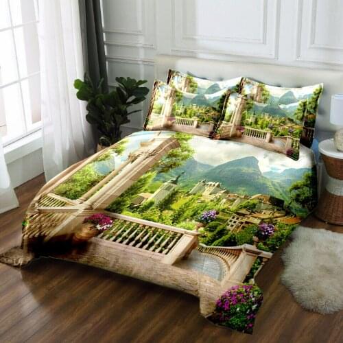 Twin king size Queen 3D bedding sets Childrens adult bedsheet Pillowcase bed cover California king flat sheet Bed Linen print