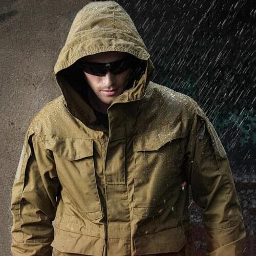 Military Jackets M65 Army Tactical Windbreaker Men Waterproof Windproof Outdoor Combat Fishing Trekking Hiking Hunting Jacket