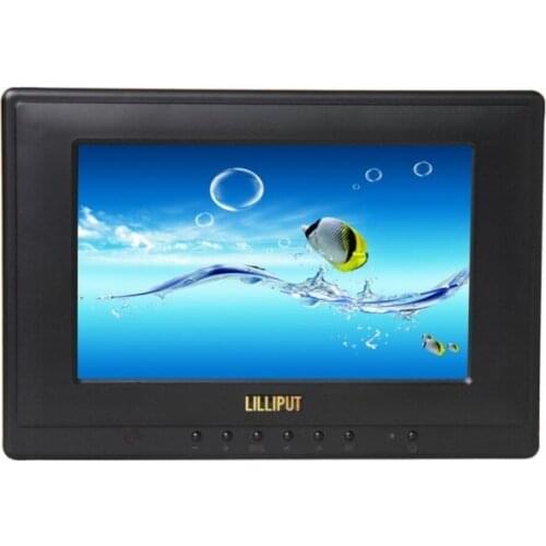 LILLIPUT 659GL-70NP/C/T 7 Inch Touchscreen Monitor,HDMI,DVI, VGA, AV1/AV2 Input,800 x 480, surport up to 1920 x 1080