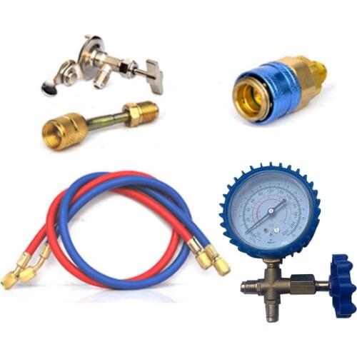 R22 R134A R410 R600 Refrigerant Household Air Conditioning Adding Tool Kit Car Air Conditioning Common Cool Gas Meter