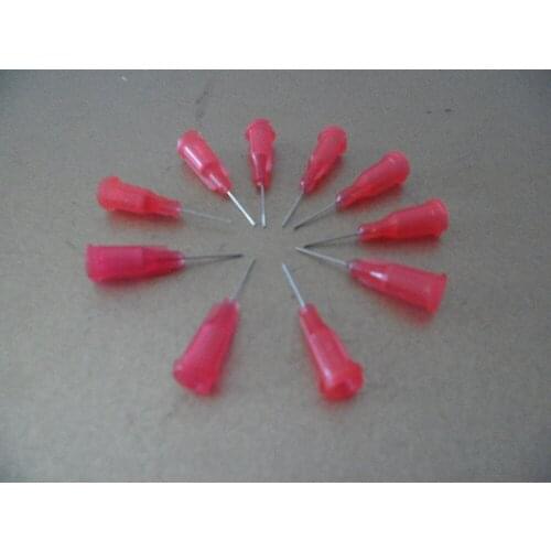 New 25gauge 1/2inch 50 pcs Stainless steel Tip W/ ISO standard helix luer lock Epoxy Precision Blunt glue Dispensing Needle/Tips