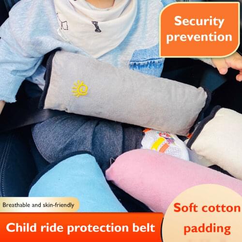 Plush Car Seat Belt Cover Breathable Kids Seatbelt Pillow Seat Strap Shoulder Pad Cushion Universal Car Interior Accessories