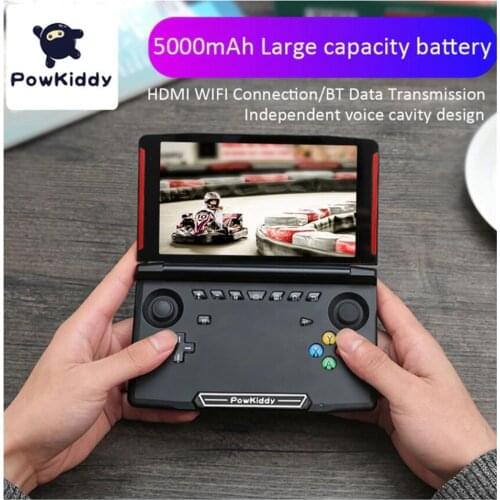 POWKIDDY X18 Android Handheld Game Console 5.5 inch 32G Retro Game Console PS N64 DB Quad Core Video Gaming Consoles Players Box