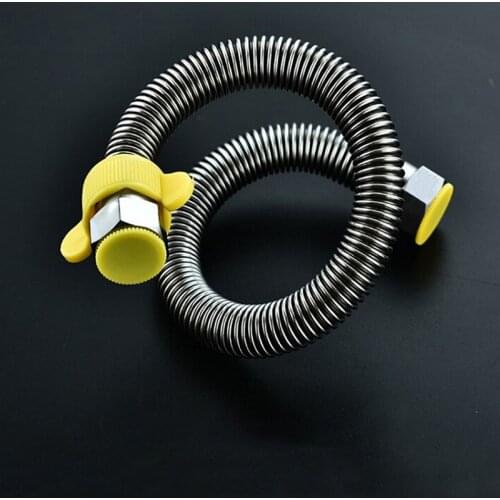Durable Home Tool 304 Stainless Steel Bellows Water Heater Hose Toilet Hose Corrugated Pipe Hot And Cold Plumbing Hose Pipe