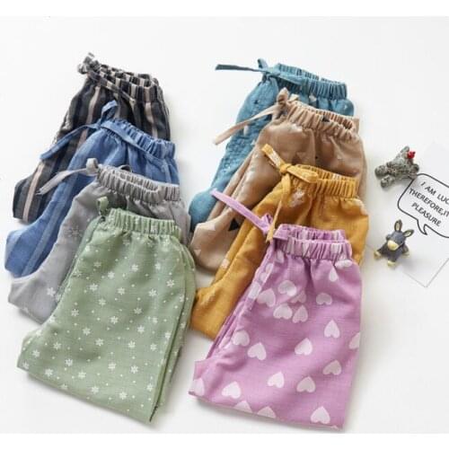 18 Colors Summer Children Anti-mosquito Pants Toddler Baby Girl Boy Leisure Cotton Linen Trousers Pajama Pants Kid Harem Pants