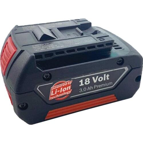 Electrical Tool Battery 2607336235 SM32-105051140 SINR18/65-2 18V 3000mAh Lithium Ion Replacement Battery for BOSCH