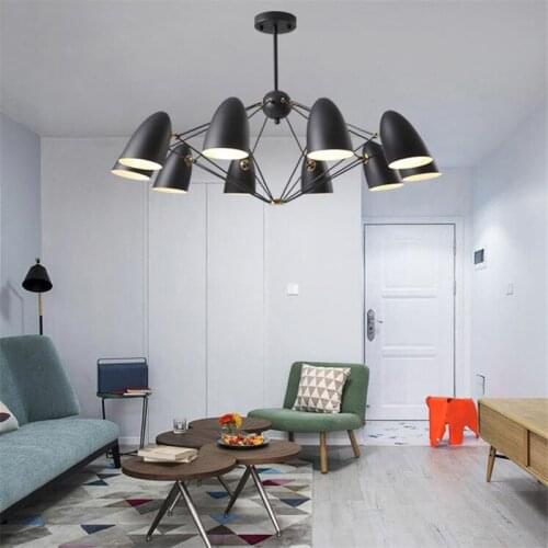 Modern Pendant Lights Iron Art Ceiling Hanging Lamp Home Luminaria For Bedroom Dining Living Room House Decor Lighting Fixtures