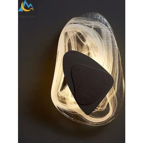 Modern Simple Gorgeous Glass Led Wall Lamps Living Room Study Bedroom Bedside Lamp Bathroom Decor Wall Lamps Crystal Wall Lights