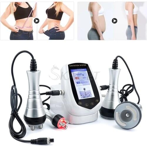 Home Use 40kHz Ultrasonic Cavitation Slimming 5MHz Radio Frequency Machine Facial Care Lift Skin Tightening