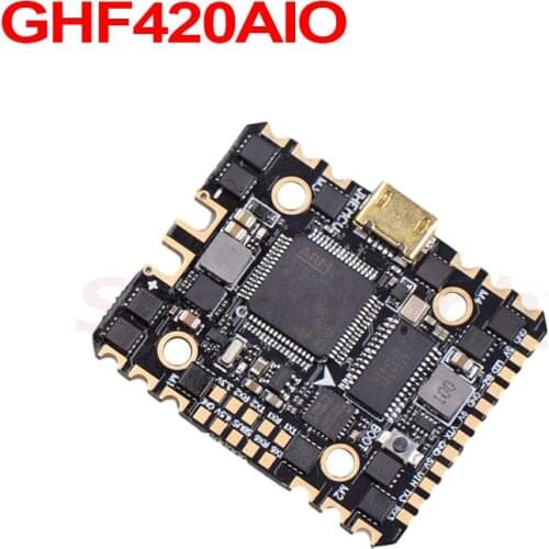 Upgraded JHEMCU GHF420AIO 20A 35A 4in1 Brushless ESC F4 OSD FC Flight Controller BLheli_S 2-6S Speed Controller Toothpick FPV RC