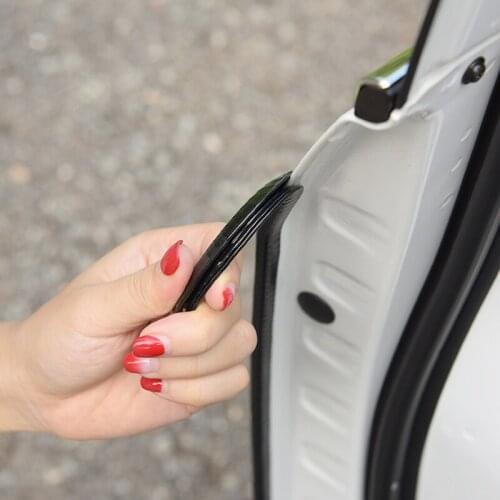 DIY PVC+Steel Universal Car Door Edge Strip Sticker 5/10/15/20meter Scratch Protector Sealing Strip Guard Trim Auto Door Sticker