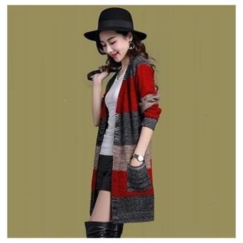 YYCZF 2021 Spring And Autumn New All-match Sweater Mid-length Spring And Autumn Outer Cardigan Sweater Jacket Women