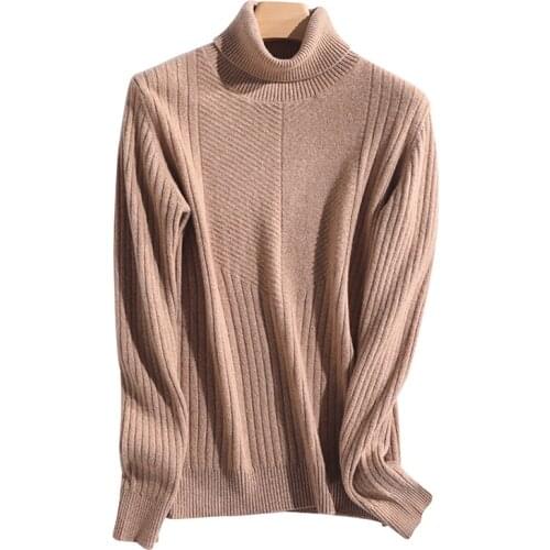 Sweater Women Cashmere Long-Sleeved Pullover Female Casual Warm Sweaters Winter Thick Pullover New Fashion 2021 High Collar Knit