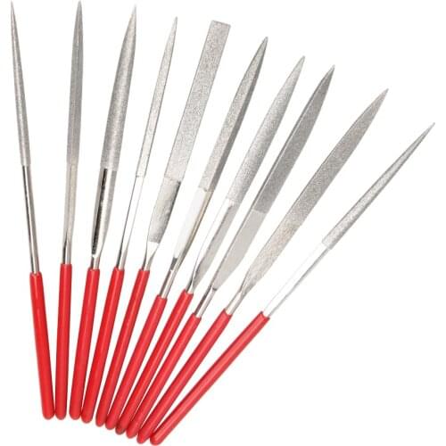 10pcs 140mm Diamond Mini Needle File Set Handy Tools for Ceramic Crafts