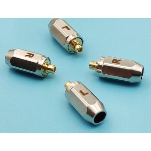 4 pcs DIY earphone Hexagonal metal headphone upgrade mmcx pin for SE535 SE846