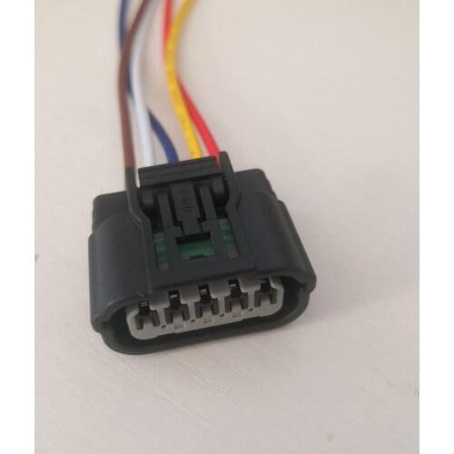 5 Pin/Way Turbocharger Actuator Connector Oxygen Sensor Plug With Wire Harness Cable For Honda 6189-6909