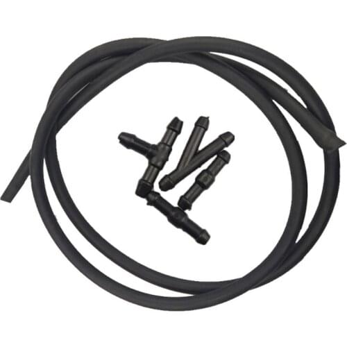 5pcs/Set Universal Car Windshield Washer Nozzle Fluid Water Hose Tube Connectors