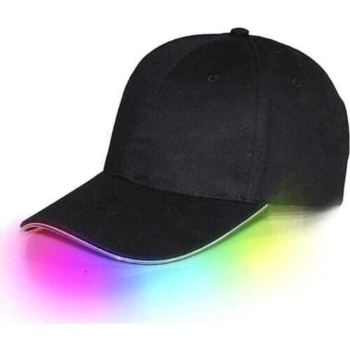Top Selling LED Lighted Up Baseball Caps Glow Club Party Hat Casual Hip-Hop Cap Adjustable Sports Hats бейсболка для мужчин