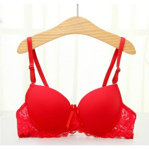 Sexy Double Push Up Bra for Women One Piece Seamless Push Up Bra Padded Minimizer Sexy Lady Women Push Up Bra Women Lace Bras