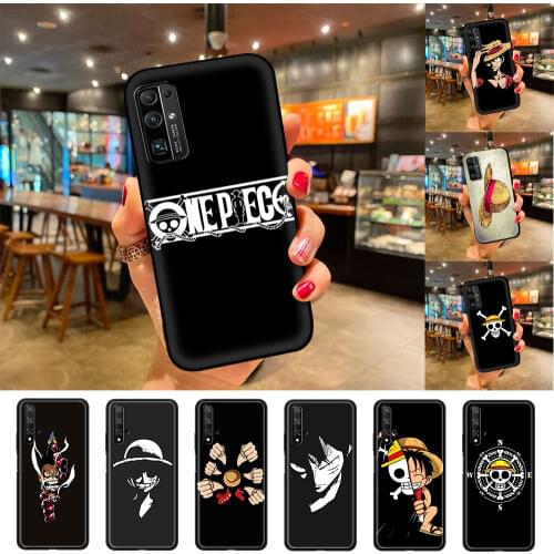 Case For Huawei P30 P40 Lite E P Smart Z Y6 2019 P20 Pro Y6p Honor 9X 8X 20 Soft Phone Cover Coque Sac One Piece Ace Anime Shell