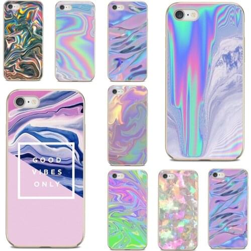 For Samsung Galaxy S7 S8 S9 S10E S20 FE Note 10 20 Edge Lite Plus Ultra Soft TPU Cover Pastel Metallic Tumblr