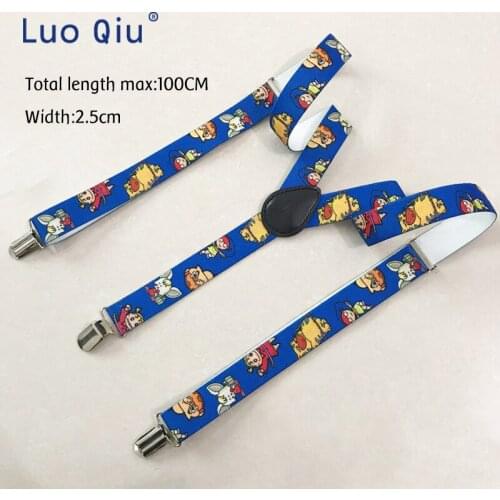 Woman / man / adult straps elastic cartoon trim hanger 1 inch wide mixed y- back suspension wholesale