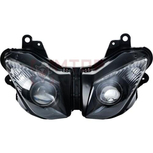Motorcycle Headlight Assembly For Kawasaki ZX600 Ninja ZX-6R 2009-2016 23007-0101 Head Lamp 2010 2011 2012 2013 2014 2015