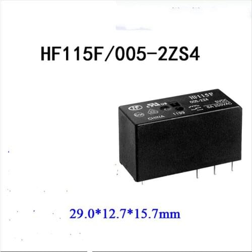 HF115F-005-2ZS4 8A 5V 8pin Power Relay
