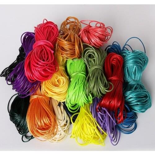 1MM Cotton Waxed Beading Cord Thread String Jewelry Findings Accessories 15M for DIY Jewelry Choker Necklace Bracelet