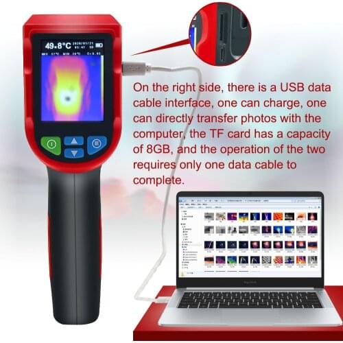 Russian Delivery Infrared Thermal Imager Temperature Instruments Handheld Digital 1024P Electronic USB Thermography Camera Tool