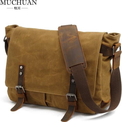 Mens Shoulder Bags Casual Messenger Bags Retro Canvas Bags Computer bolsos Short Trip Travel Handbag Crossbody Bags for men sac