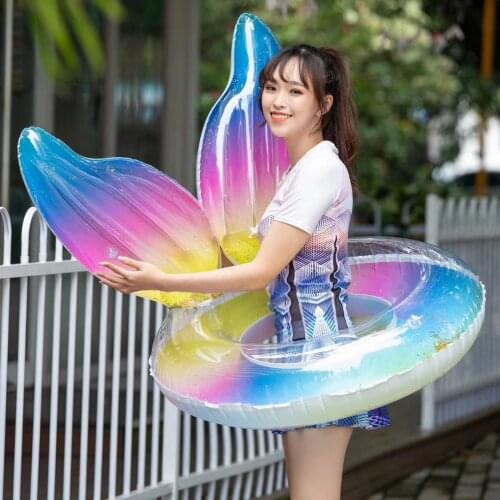 Inflatable Wings/Crown Swimming Ring Fashion Summer Thickened Armpit Float Circle Pool Accessories Safety Air Mattress for Water