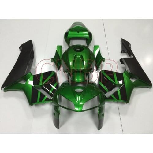 Bodywork CBR 600 RR 2003 - 2004 Green Black Fairing CBR 600 RR 2004 Plastic Fairings CBR600 RR 2004 no paint