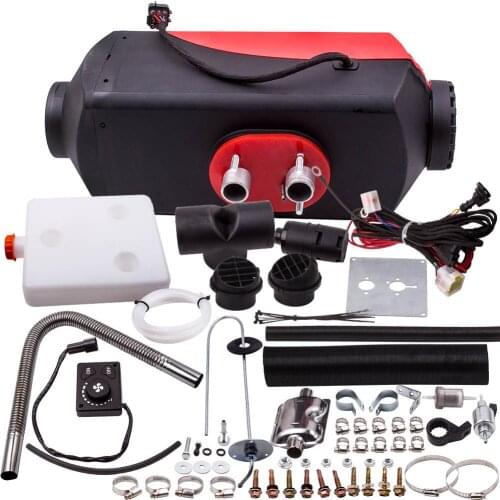2KW-5KW 12V Diesel Car Air Heater w / Knob Switch + 10L Tank For Caravans Pickup Boat