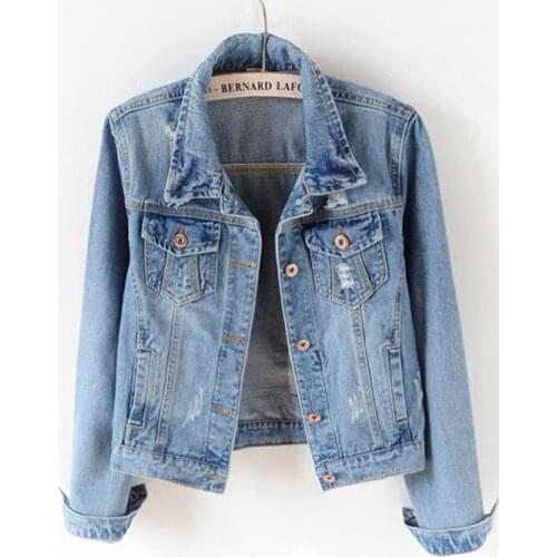 Женские джинсовые куртки SexeMara China At AliExpress